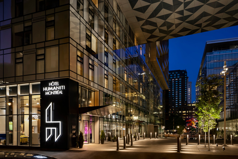 Press kit | 865-47 - Press release | Humaniti: Montreal’s first vertical city - Lemay - Residential Architecture - Entrance - Photo credit: Brandon Barré