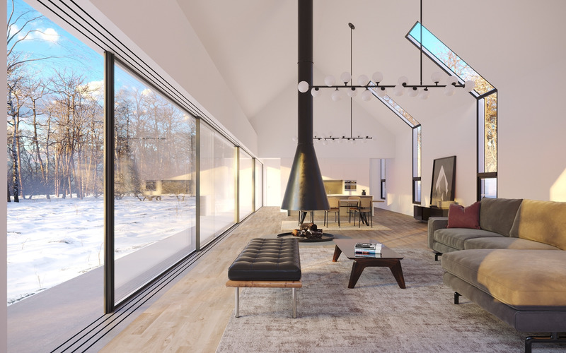Dossier de presse | 1071-14 - Communiqué de presse | World's Best Building Products 2021 Announced - Architizer - Produit - Single Track Insulated Invisible Frame by Vitrocsa - Best in Doors &amp; Hardware, Best in Residential, and Best in Commercial - Crédit photo : <p>Vitrocsa</p>