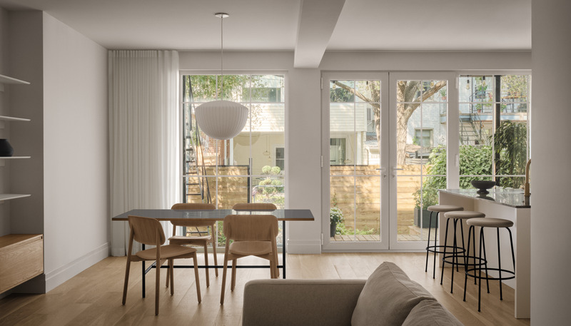Press kit | 4241-01 - Press release | Appartement Saint-Gérard: residential transformation for a young Montreal family - Vives St-Laurent - Residential Interior Design - Photo credit: Alex Lesage