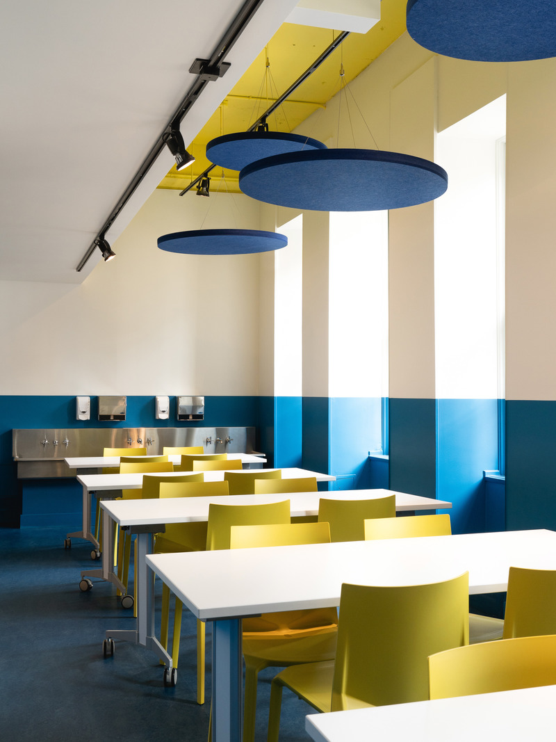 Dossier de presse | 5794-01 - Communiqué de presse | Pointe-à-Callière fait peau neuve et dévoile une toute nouvelle salle éducative haute en couleurs - Inscape le studio & La Camaraderie - Design d’intérieur commercial - Crédit photo : Raphaël Thibodeau