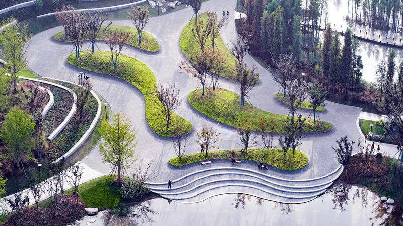 Dossier de presse | 5801-01 - Communiqué de presse | LOOP Design Awards 2021 Winners Announced - LOOP Design Awards - Concours - Yujidao Park in China - Designed by BLVD International - Landscape Design of the Year 2021 - Crédit photo : BLVD International
