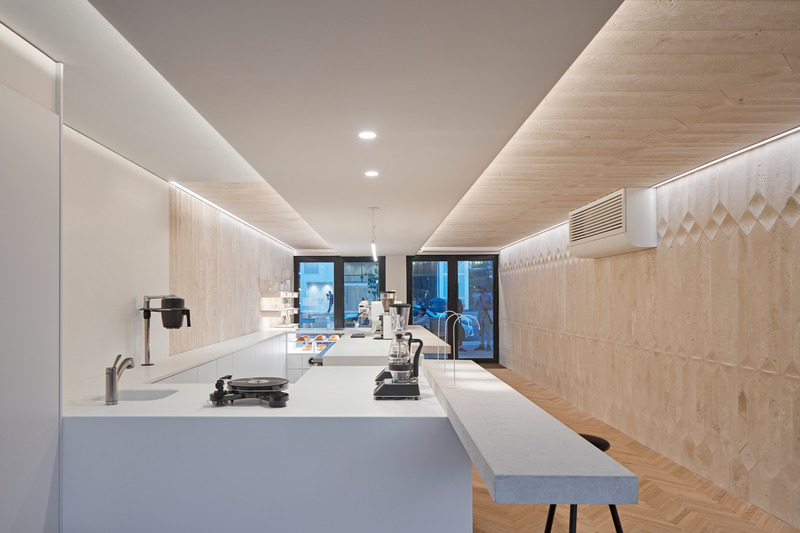 Press kit | 2351-03 - Press release | Milky's Cloud Room Opening - Milky's - Commercial Interior Design - View from the back<br> - Photo credit: Riley Snelling<br>