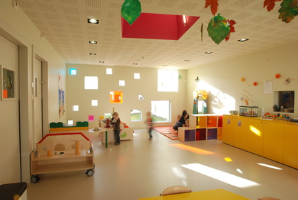 Press kit | 924-01 - Press release | Family creche in Drulingen - Fluor Architecture - Institutional Architecture - Photo credit: Fluor Architects