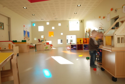 Press kit | 924-01 - Press release | Family creche in Drulingen - Fluor Architecture - Institutional Architecture - Photo credit: Fluor Architects