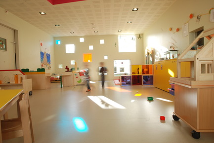 Press kit | 924-01 - Press release | Family creche in Drulingen - Fluor Architecture - Institutional Architecture - Photo credit: Fluor Architects