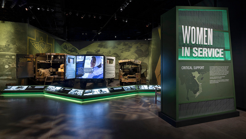 Press kit | 5805-01 - Press release | At the National Museum of Military Vehicles, Roto Reimagines the Traditional Military Museum - Roto - Event + Exhibition - National Museum of Military Vehicles: Interpretive Graphics - Photo credit: Jay Rosenblatt Photography