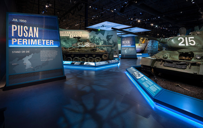 Press kit | 5805-01 - Press release | At the National Museum of Military Vehicles, Roto Reimagines the Traditional Military Museum - Roto - Event + Exhibition - National Museum of Military Vehicles: Museum Exhibit Design. - Photo credit: Jay Rosenblatt Photography