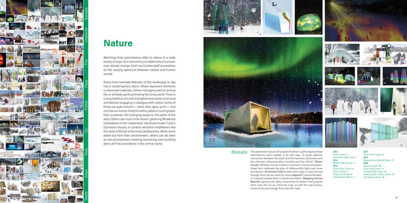 Dossier de presse | 4684-02 - Communiqué de presse | Livre « Warming Huts: a decade + of art and architecture on ice » - Dalhousie Architectural Press - Évènement + Exposition - <i>Taxonomies</i> : analyse des contributions au concours - Crédit photo : Sputnik Architecture and Iowa State University