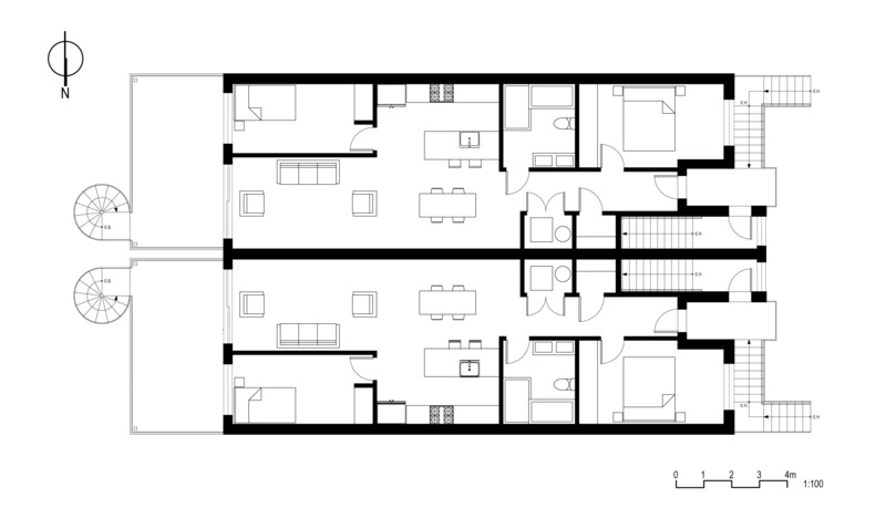Press kit | 3322-01 - Press release | Blended distinction: Notre-Dame highlights Le Borgne Rizk’s expertise in modern reinterpretation - Le Borgne Rizk Architecture - Residential Architecture - Photo credit: Le Borgne Rizk Architecture