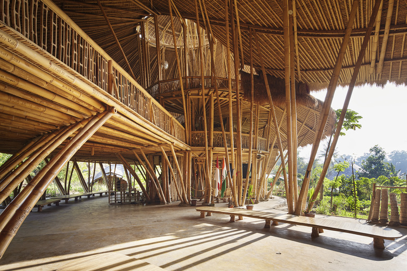 Press kit | 3257-01 - Press release | Virtual pavilion for COP26 opens to the public, showcasing pioneering building projects and tackling global sustainability themes - Build Better Now - Event + Exhibition - Build Better Now - Heart of School, Bali, Indonesia - Photo credit: PT Bambu