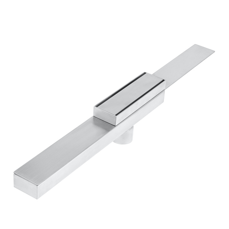 Dossier de presse | 5809-01 - Communiqué de presse | QM Drain Supreme Tile-in+ remporte le prix Architizer A+Product Awards 2021 dans la catégorie équipement de salle de bain - QM Drain - Concours -    Supreme Tile-In+ fini satiné  - Crédit photo : Roberto Palma
