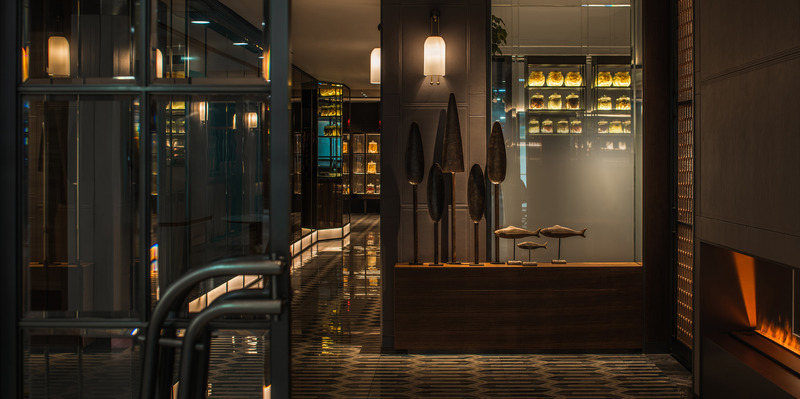 Press kit | 5588-03 - Press release | Shanghai Xu Ji: the Meditation Beyond Hustle Street - Daxiang Design Studio - Commercial Interior Design -  The entrance porch  - Photo credit: Chuan He