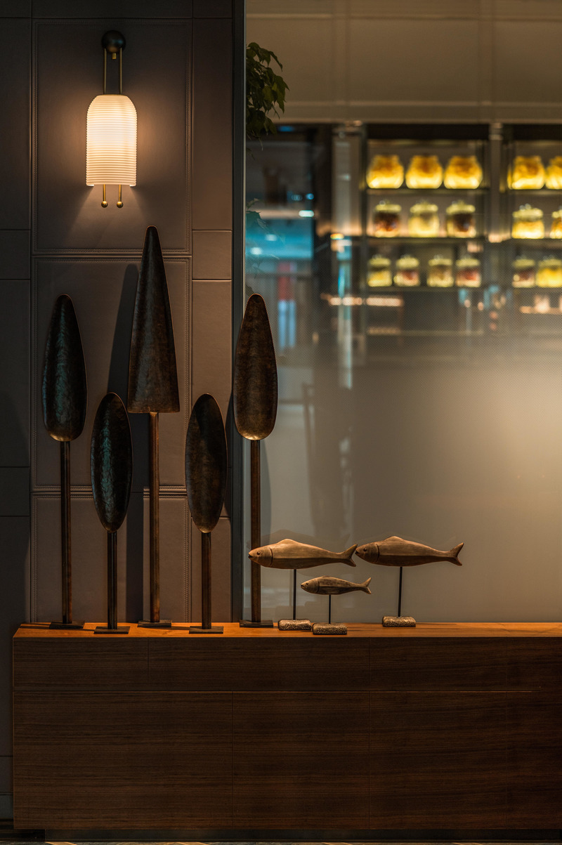 Press kit | 5588-03 - Press release | Shanghai Xu Ji: the Meditation Beyond Hustle Street - Daxiang Design Studio - Commercial Interior Design -  The entrance porch detail  - Photo credit: Chuan He