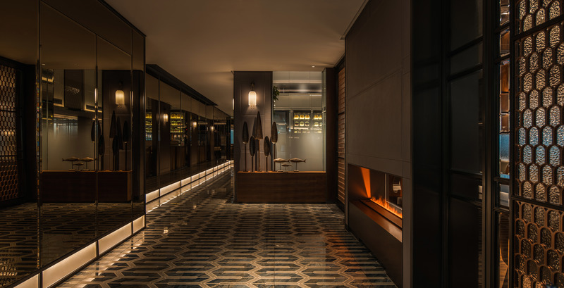 Press kit | 5588-03 - Press release | Shanghai Xu Ji: the Meditation Beyond Hustle Street - Daxiang Design Studio - Commercial Interior Design -  A very long porch as the beginning  - Photo credit: Chuan He