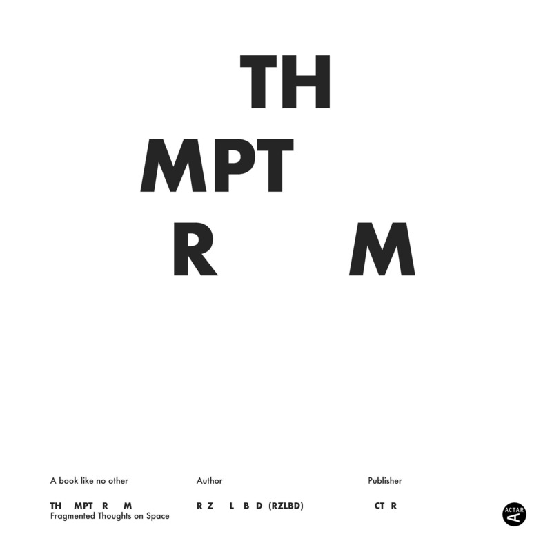 Dossier de presse | 3057-02 - Communiqué de presse | Atelier RZLBD Launches an Online Shop, Releases a New Book, and Celebrates its 10th Anniversary - Atelier RZLBD - Édition - The Empty Room - Crédit photo : RZLBD