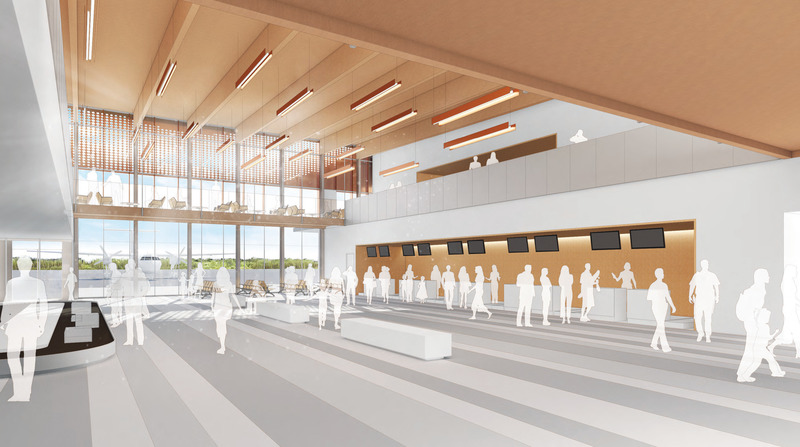 Dossier de presse | 612-17 - Communiqué de presse | Sami Tannoury nommé associé principal - EVOQ Architecture - Architecture résidentielle - Aérogare de Rouyn-Noranda - Crédit photo : EVOQ+Artcad