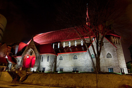 Press kit | 621-17 - Press release | Church of St. John the Evangelist - Lightemotion - Lighting Design - Photo credit: Martine Doyon