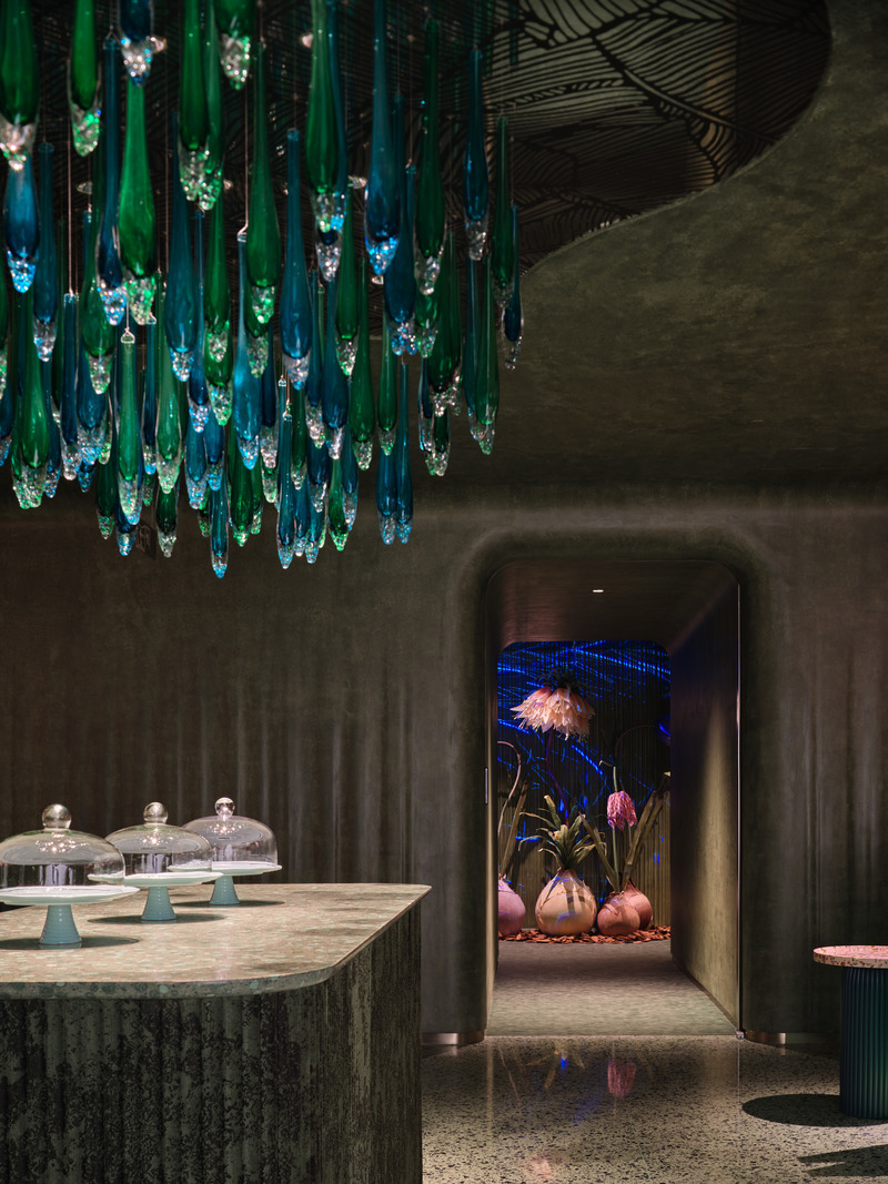 Press kit | 3531-05 - Press release | Green Massage in Madang Road, Shanghai - Vermilion Zhou Design Group - Commercial Interior Design - Rest and waiting area - Photo credit: Yunpu Cai