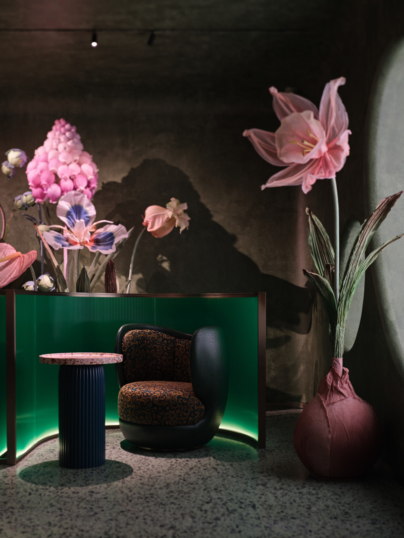 Press kit | 3531-05 - Press release | Green Massage in Madang Road, Shanghai - Vermilion Zhou Design Group - Commercial Interior Design - Rest and waiting area - Photo credit: Yunpu Cai