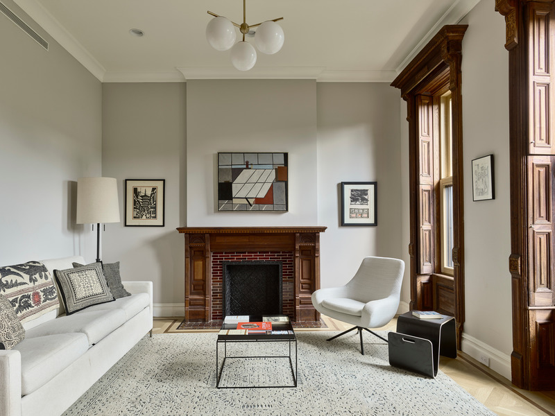 Press kit | 4672-01 - Press release | Historic Harlem House Modern Restoration - MESH Architectures - Residential Architecture - Study - Photo credit: Frank Oudeman