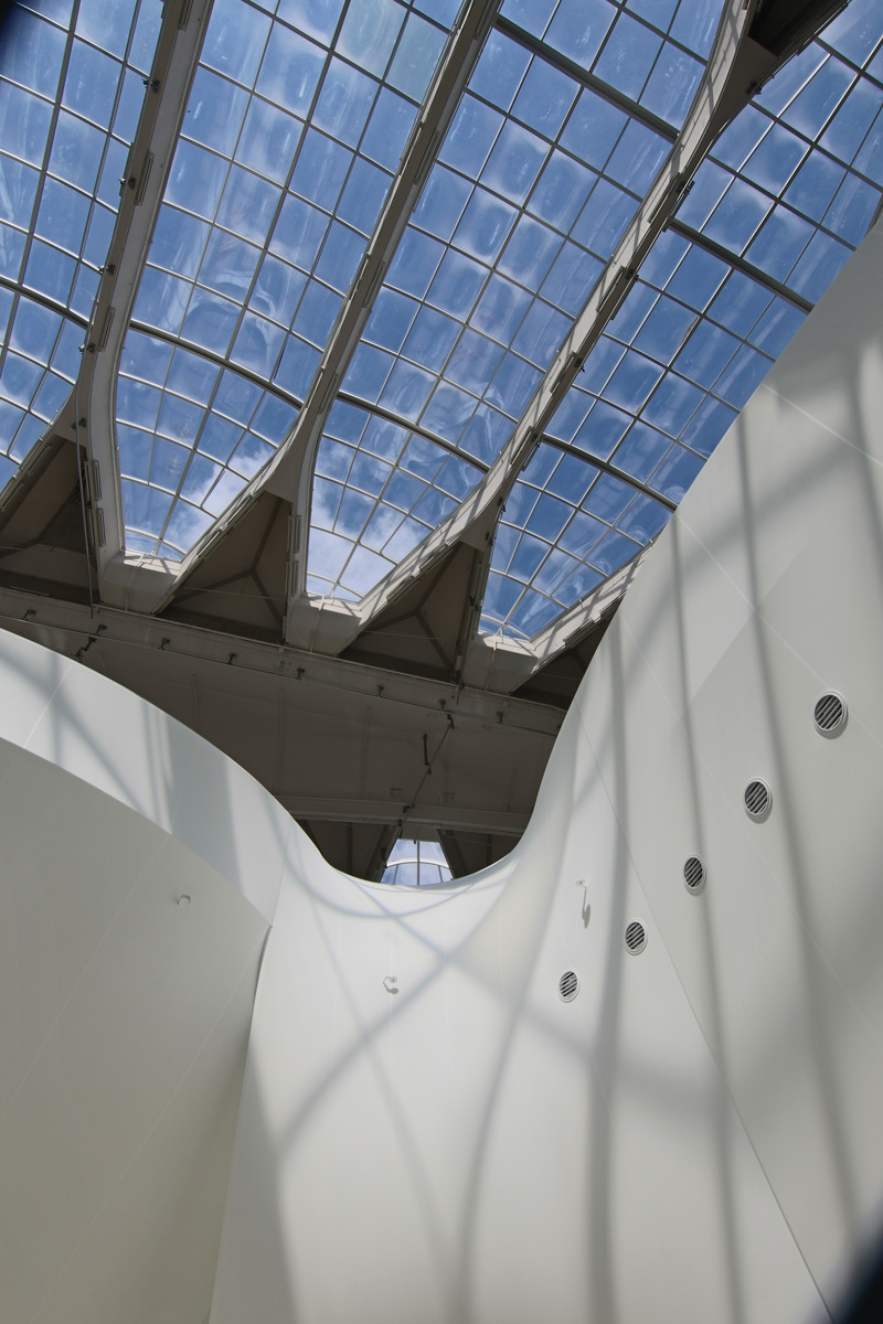 Dossier de presse | 2627-01 - Communiqué de presse | L’architecture textile de Sollertia embrasse la relation symbiotique entre l’art et la science - Sollertia - Architecture commerciale -  Biodôme - Noyau central, sorties ventilation<br>  - Crédit photo :   Mahnaz Nikbakht, Sollertia 