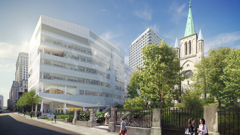 Press kit | 952-32 - Press release | New Downtown Hub for HEC Montréal Nears Completion - Provencher_Roy - Institutional Architecture - Photo credit: Provencher_Roy