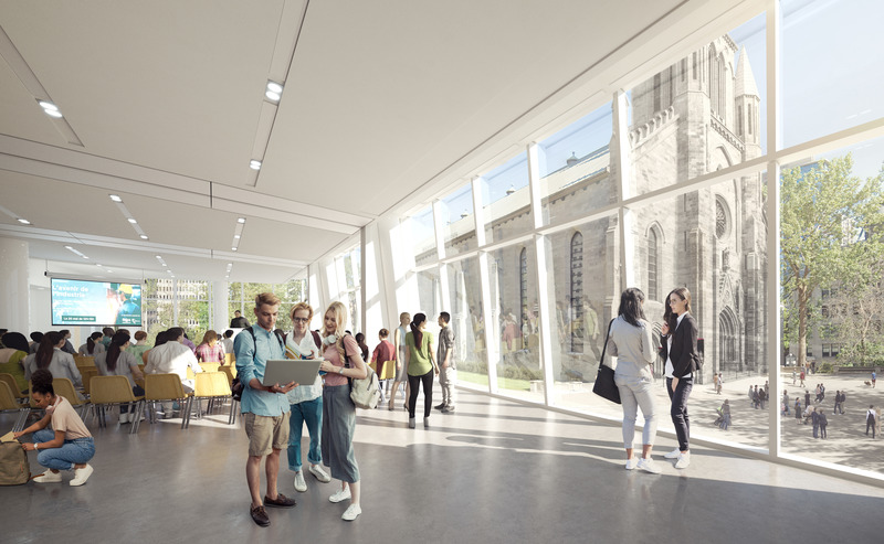 Press kit | 952-32 - Press release | New Downtown Hub for HEC Montréal Nears Completion - Provencher_Roy - Institutional Architecture - Photo credit: Provencher_Roy