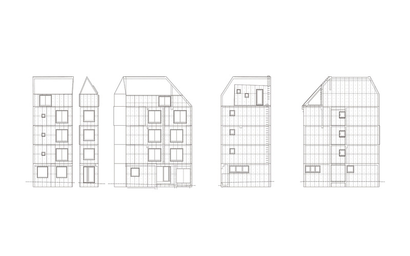 Dossier de presse | 3153-02 - Communiqué de presse | Escenario SHIROKANE wins Best of Best at Architecture MasterPrize 2021 - Ryuichi Sasaki/Sasaki Architecture - Architecture résidentielle - ELEVATION - Crédit photo : SASAKI ARCHITECTURE