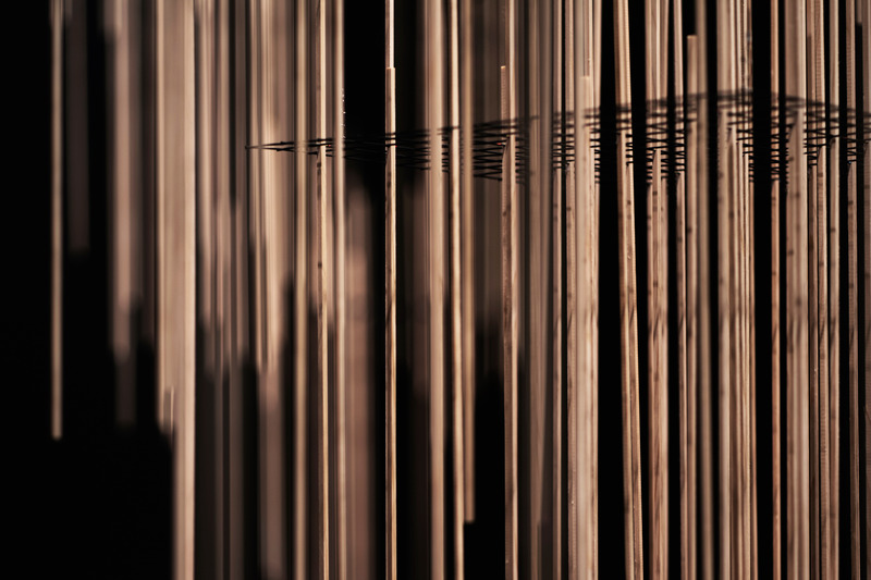 Press kit | 3767-02 - Press release | The installation "Fragrance with Lotus Flowers" for Japanese Dance Wins two Awards, BoY Honoree and AMP Best of Best - NAKAMURA KAZUNOBU DESIGN-WORKS - Art - <font style="vertical-align: inherit;"><font style="vertical-align: inherit;">The lines is attached to a delicate lattice assembled with metal rods of about 1.0 mm in diameter.</font></font> - Photo credit: <font style="vertical-align: inherit;"><font style="vertical-align: inherit;">photo by masaki komatsu</font></font>