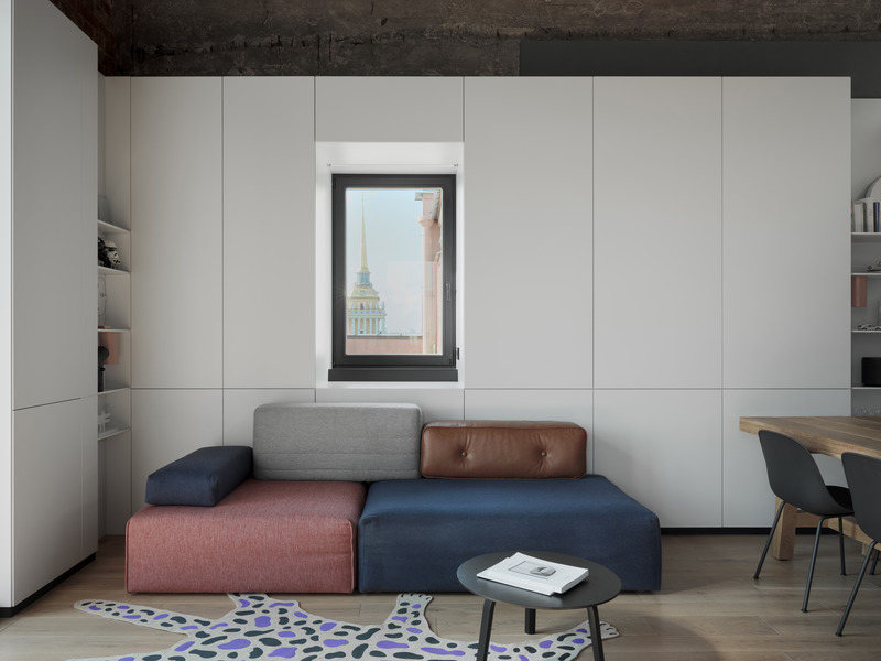 Dossier de presse | 5824-01 - Communiqué de presse | G4 Apartment - DA BUREAU - Design d’intérieur résidentiel - G4 apartment - Crédit photo : Dmitrii Tsyrenshchikov