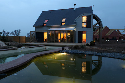 Press kit | 949-01 - Press release | An organic, bioclimatic house in Brittany - Patrice Bideau - Residential Architecture - Photo credit: Armel ISTIN