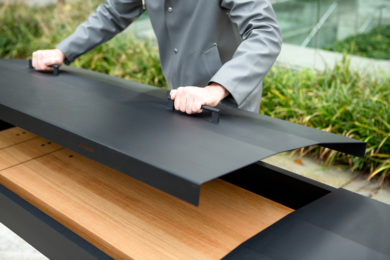 Dossier de presse | 5609-03 - Communiqué de presse | Outdoor Games Tables For Year Round Play - Union Wood Co - Produit - The Break Outdoor Games Table - Crédit photo : Dylan Hamm Photography