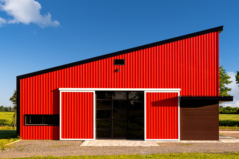 Dossier de presse | 5800-02 - Communiqué de presse | Highway Pole Barn - Dory Azar Architect Inc. - Architecture résidentielle - Crédit photo : Windsor Creative