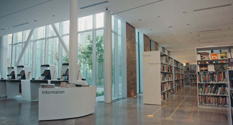 Dossier de presse | 5593-01 - Communiqué de presse | Architectes en série : une 2e saison pour mieux comprendre le travail des architectes - Association des Architectes en pratique privée du Québec - AAPPQ - Architecture institutionnelle - Bibliothèque de Pierrefonds - Crédit photo : UGO Média