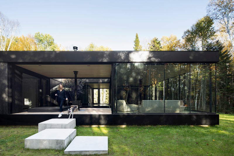 Press kit | 1317-18 - Press release | The Apple Tree house: A Modernist Glass Residence Embracing Nature at its Core - ACDF Architecture - Residential Architecture - Photo credit: Adrien Williams