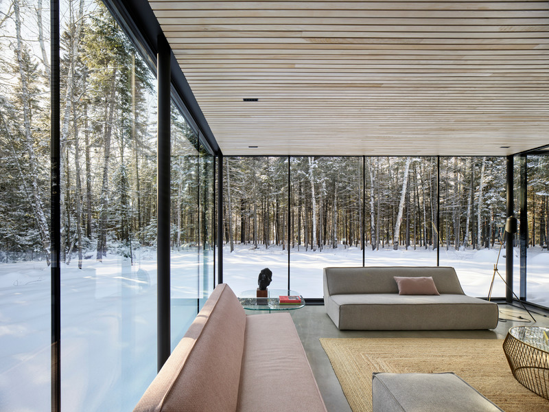 Press kit | 1317-18 - Press release | The Apple Tree house: A Modernist Glass Residence Embracing Nature at its Core - ACDF Architecture - Residential Architecture - Photo credit: Adrien Williams