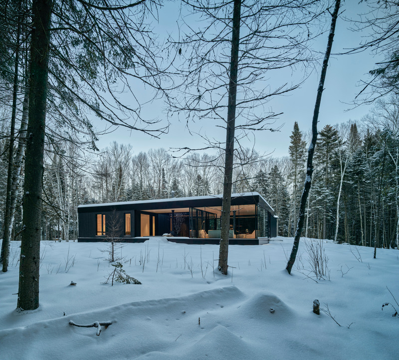 Press kit | 1317-18 - Press release | The Apple Tree house: A Modernist Glass Residence Embracing Nature at its Core - ACDF Architecture - Residential Architecture - Photo credit: Adrien Williams
