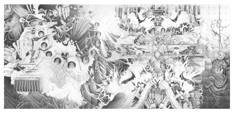 Dossier de presse | 2317-07 - Communiqué de presse | Announcement of The Overall Winner of The Architecture Drawing Prize - Make Architects - Art - Hand-drawn Finalist: Memories of the Last Tree by Olivia O'Callaghan - Crédit photo : Olivia O'Callaghan