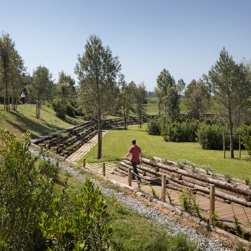 Dossier de presse | 735-03 - Communiqué de presse | Forest Path in the Roques Blanques Cemetery in the Collserola Natural Park, Barcelona - Batlleiroig - Architecture de paysage - Crédit photo : Jordi Surroca