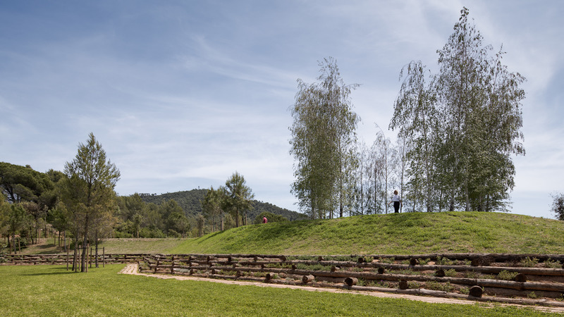 Dossier de presse | 735-03 - Communiqué de presse | Forest Path in the Roques Blanques Cemetery in the Collserola Natural Park, Barcelona - Batlleiroig - Architecture de paysage - Crédit photo : Jordi Surroca