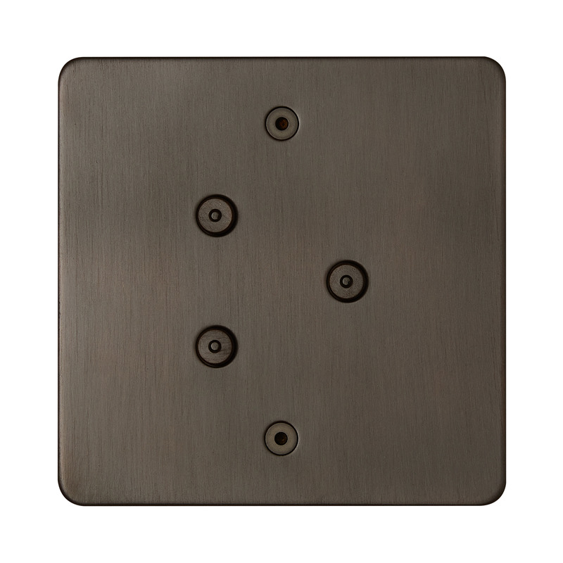 Press kit | 2651-03 - Press release | Control Switches by Focus SB: Smart Home Collection is Unveiled - Focus SB Ltd - Product -  3 gang button with LED chocolate bronze control switches by Focus SB<br>  - Photo credit:  <p>Focus SB Ltd / Sally Williams Photography</p> 