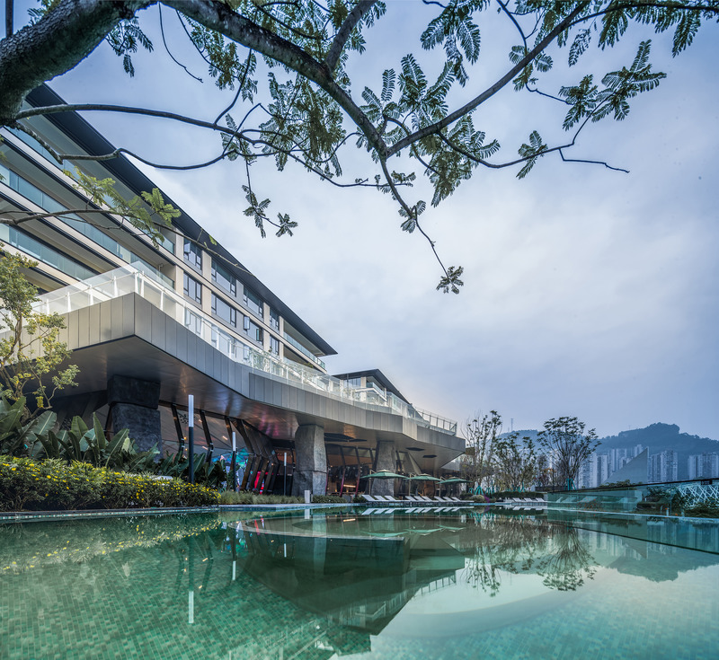 Dossier de presse | 4150-09 - Communiqué de presse | Life Experience Pavilion On The Cliff Top - aoe - Architecture commerciale - Crédit photo : Ligang Huang