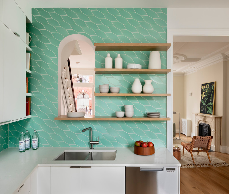 Press kit | 2875-13 - Press release | Greenpoint Brownstone - Barker Architecture Office - Residential Interior Design - Photo credit: Francis Dzikowski/OTTO