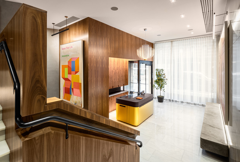 Dossier de presse | 5897-02 - Communiqué de presse | ModernHaus Hotel - Palette Architecture - Architecture commerciale - Hotel Lobby - Crédit photo : Pavel Bendov