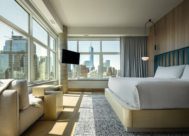 Dossier de presse | 5897-02 - Communiqué de presse | ModernHaus Hotel - Palette Architecture - Architecture commerciale - Presidential Suite Bedroom - Crédit photo : Pavel Bendov