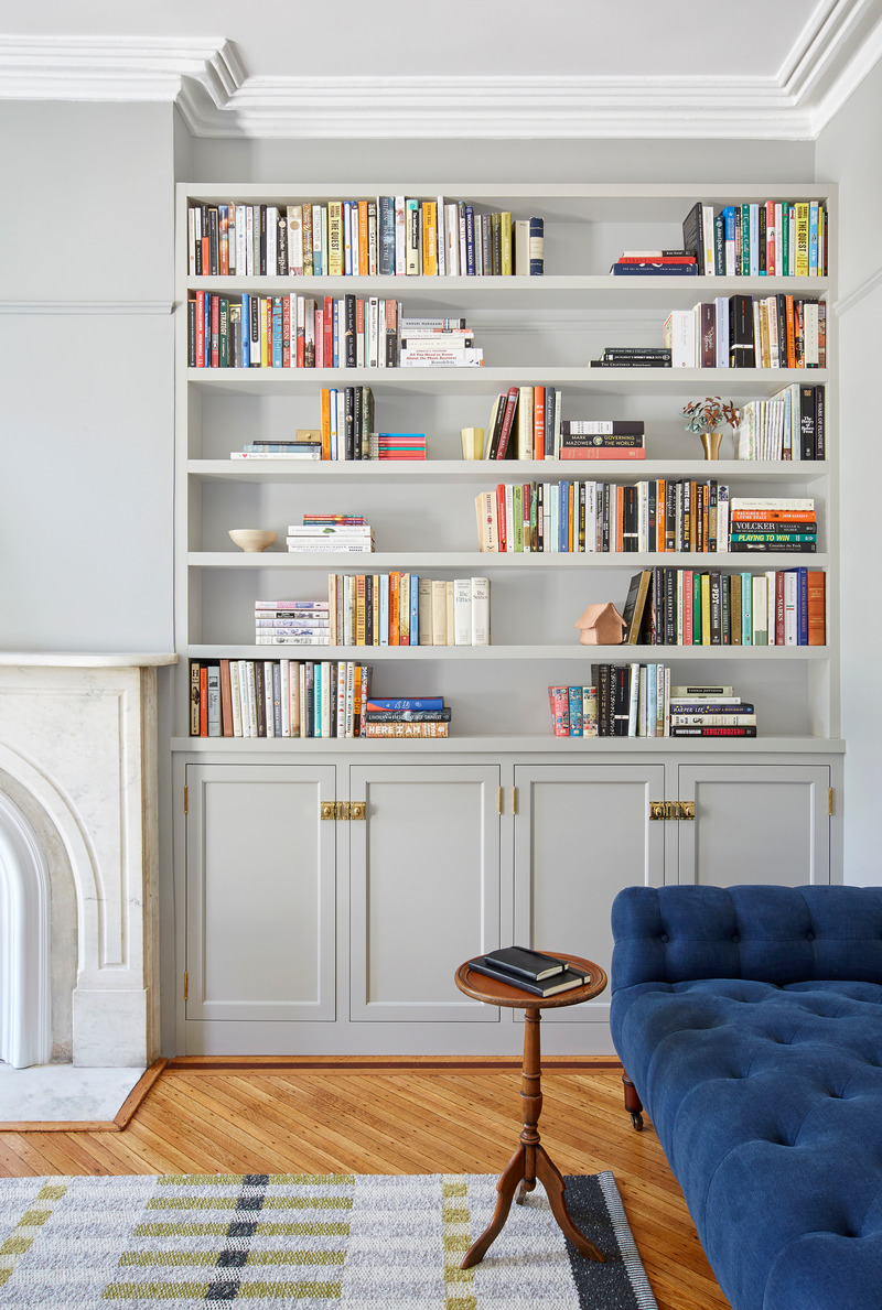 Dossier de presse | 5897-01 - Communiqué de presse | Cube | House - Palette Architecture - Architecture résidentielle - Study Shelves - Crédit photo : Emily Gilbert