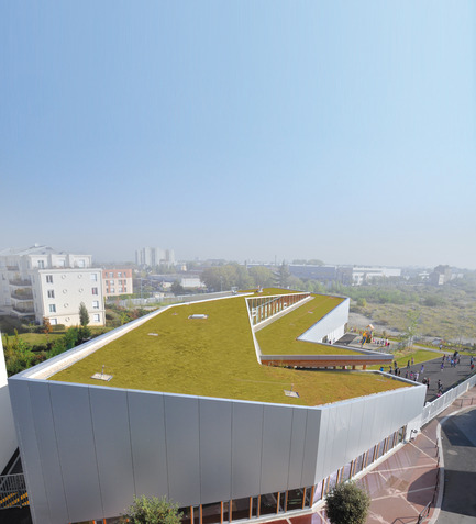 Dossier de presse | 942-01 - Communiqué de presse | Une petite école dans le Grand Paris - Hubert & Roy architectes et associés - Architecture institutionnelle - Crédit photo : Mairie du Bourget