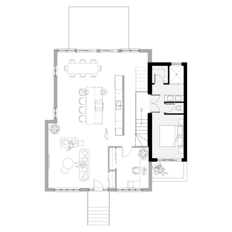 Dossier de presse | 1215-08 - Communiqué de presse | Résidence Louis-Hémon - ISSASTUDIO - Architecture résidentielle - Aménagement Étage - Crédit photo : ISSADESIGN