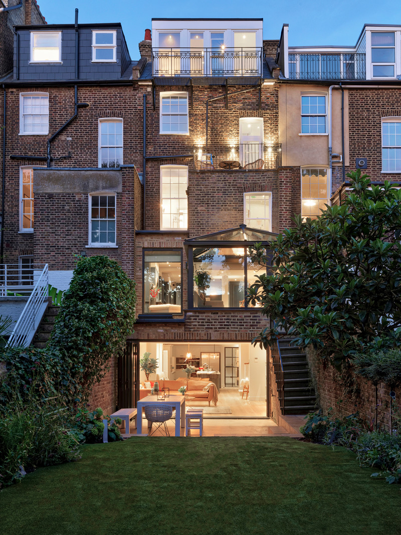 Press kit | 1701-05 - Press release | Award-Winning Victorian Terraced Townhouse - LLI Design - Residential Interior Design - Rear External - After - Photo credit: Richard Gooding Photography