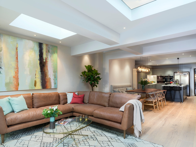 Press kit | 1701-05 - Press release | Award-Winning Victorian Terraced Townhouse - LLI Design - Residential Interior Design -  Lower Ground Floor - Living / Seating Area  - Photo credit: Richard Gooding Photography
